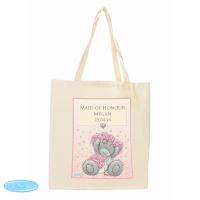 Personalised Me to You Flower Girl Bridesmaid Wedding Cotton Bag Extra Image 2 Preview